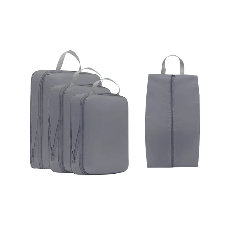 Compression Packing Cubes – 4-Piece Compression Set Water-Resistant Organizers