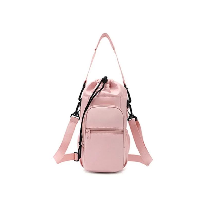 Thermal Water Bottle Bag – Insulated Carrier with Phone Pocket & Strap