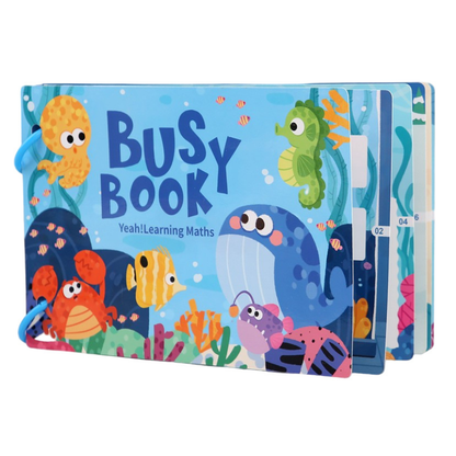 My First Montessori Quiet Book – Interactive Busy Sticker Book for Early Learning & Toddlers