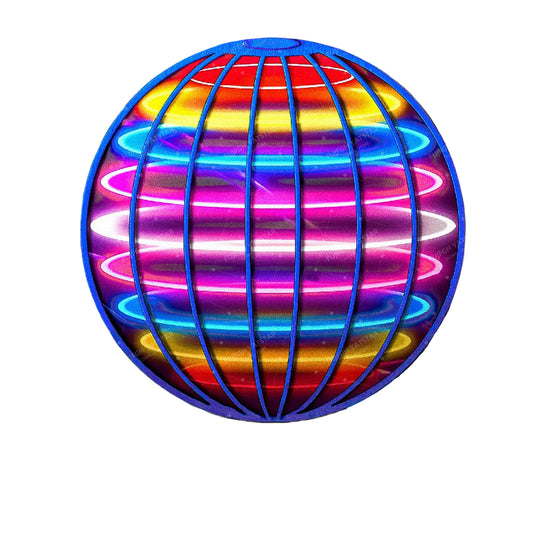 Hand Controlled LED Flying Ball - 360° Cosmic Spinner Toy
