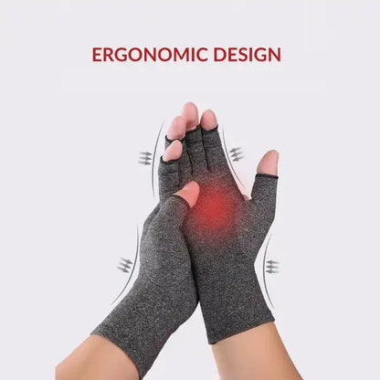 Fingerless Compression Gloves – Comfortable Hand Support for Daily Relief & Mobility