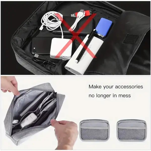 Electronic Bag Organizer – Versatile Storage Bag for Cables, SD Cards & Power Banks