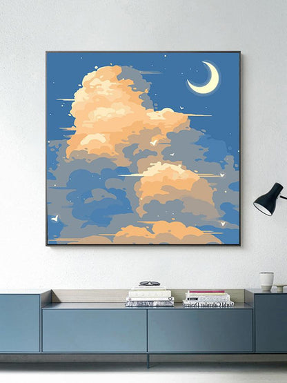 Sunset Landscape Paint By Numbers - Acrylic Art Kit