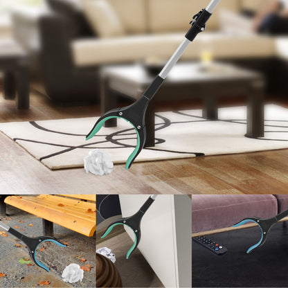 43-Inch Foldable Reacher Grabber Tool for Seniors – Lightweight Long Reach Pick-Up Aid with Non-Slip Grip