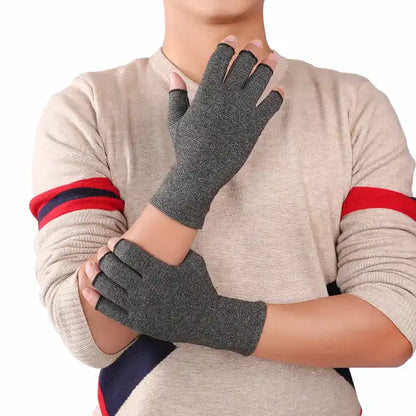Fingerless Compression Gloves – Comfortable Hand Support for Daily Relief & Mobility
