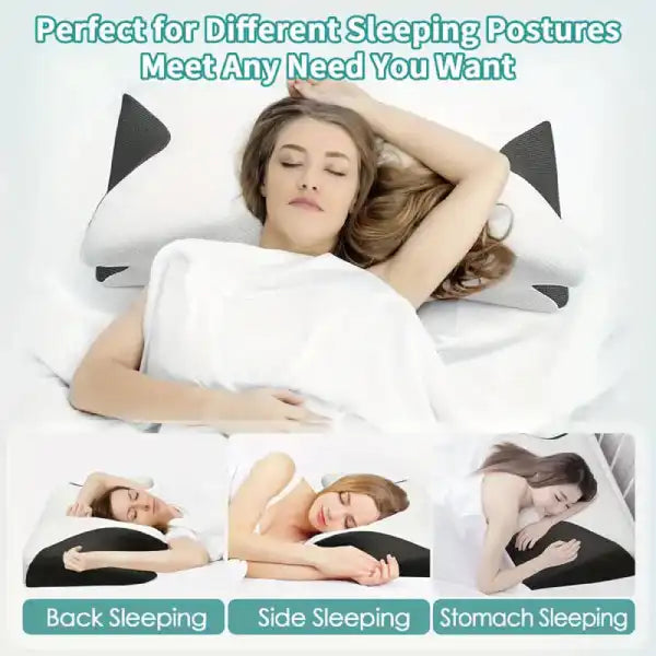 Memory Foam Pillow – Butterfly Design Cervical Support Pillow
