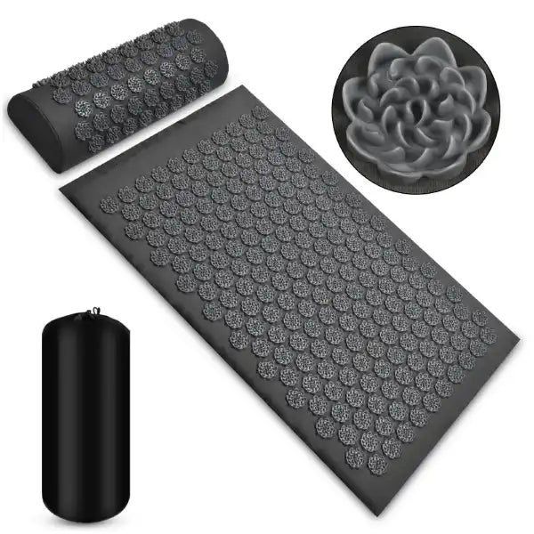 Eco-Friendly Acupressure Mat & Pillow Set for Seniors – Relax, Relieve Tension & Improve Wellness at Home