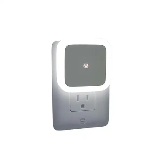 Automatic LED night light for seniors with a sleek, compact design.