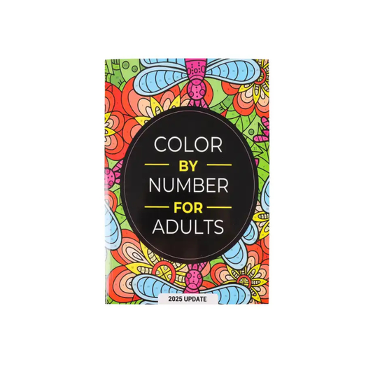 Color-by-Number Book for Seniors – Easy & Relaxing Designs