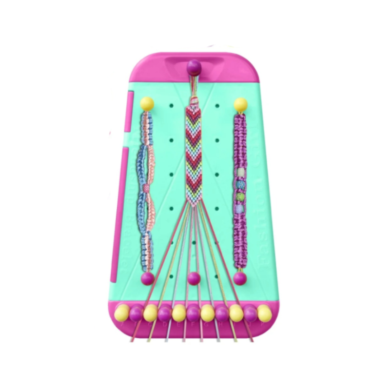 Friendship Bracelet Kit – Easy Braiding Board, All-in-One Jewelry Set