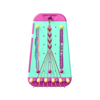 Friendship Bracelet Kit – Easy Braiding Board, All-in-One Jewelry Set