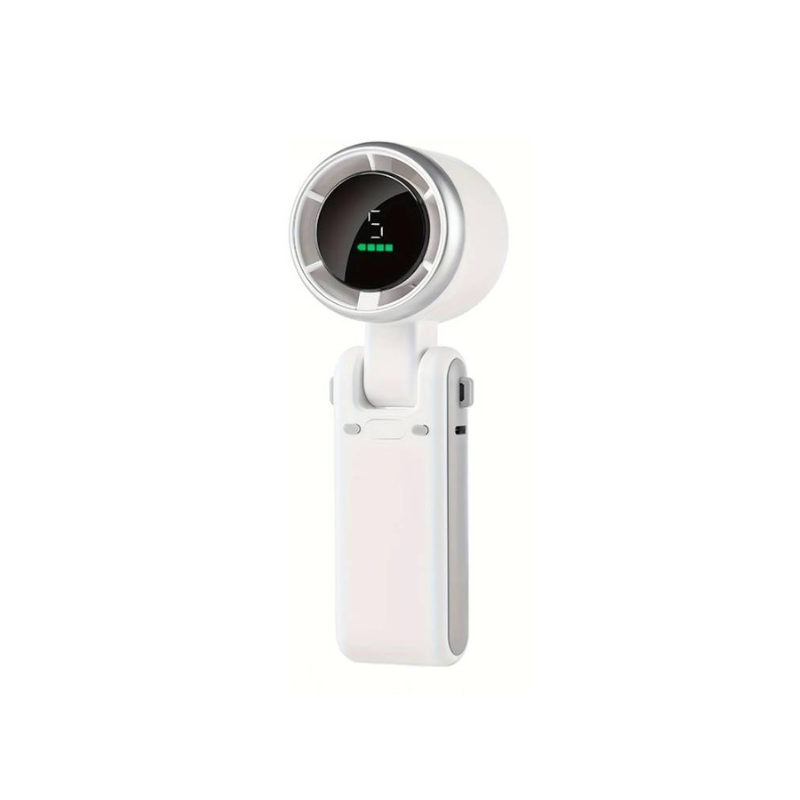 3-in-1 Turbo Handheld Fan – Lightweight & Foldable for Instant Cooling