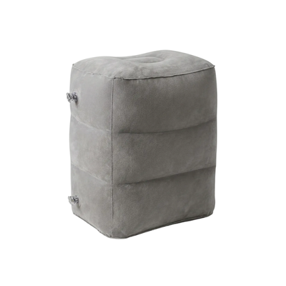 Inflatable Foot Stool Pillow - Comfortable Leg Support for Travel