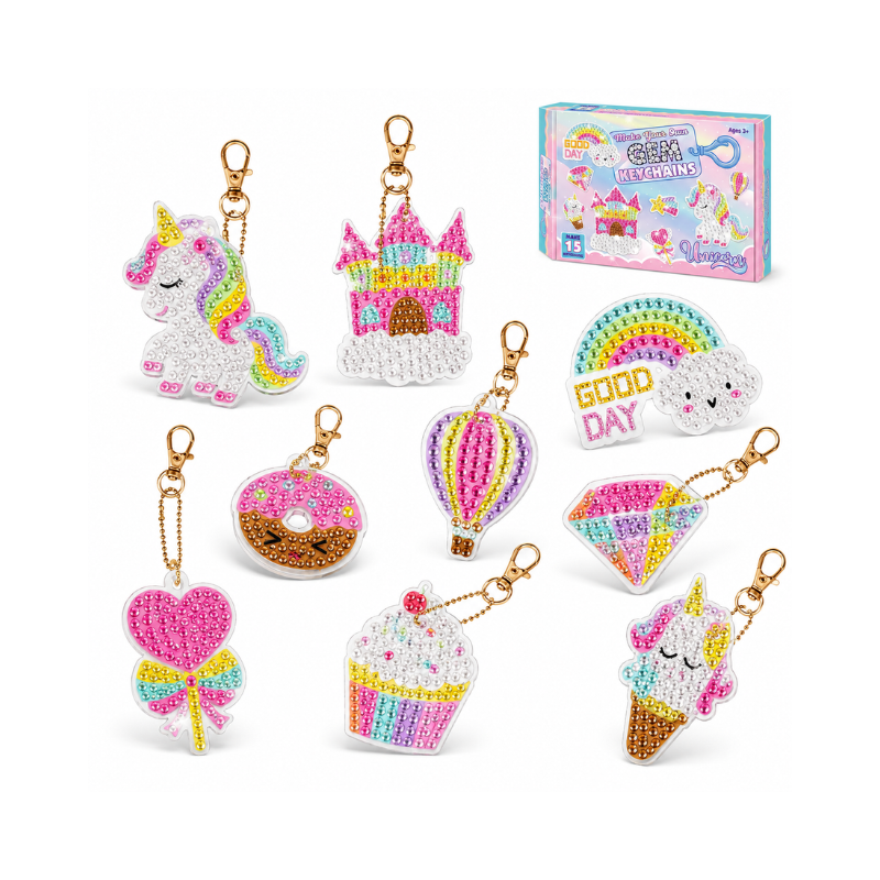 Unicorn Diamond Painting Kit – Sparkly Gem Art for Kids