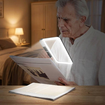 5X Large Magnifying Glass – Dimmable Lighting for Clear Reading