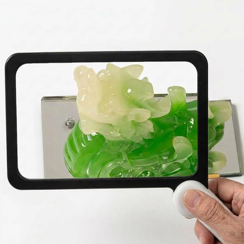 5X Large Magnifying Glass – Dimmable Lighting for Clear Reading