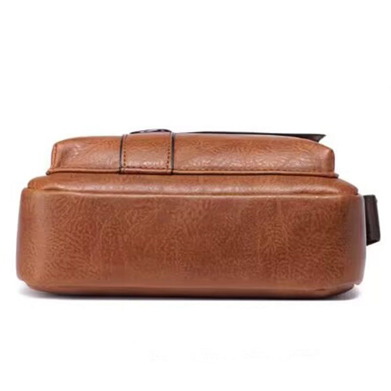 Bottom view of the lightweight crossbody travel bag for seniors