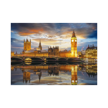 London Nightscape 1,000-Piece Puzzle – Relaxing Hobby for Seniors