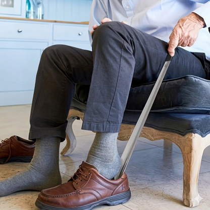 Ergonomic Long Handle Shoe Horn – Easy Dressing Without Bending