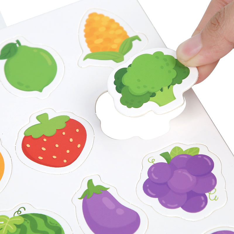 Montessori Sticker Book & Quiet Book – Early Learning Educational Toy