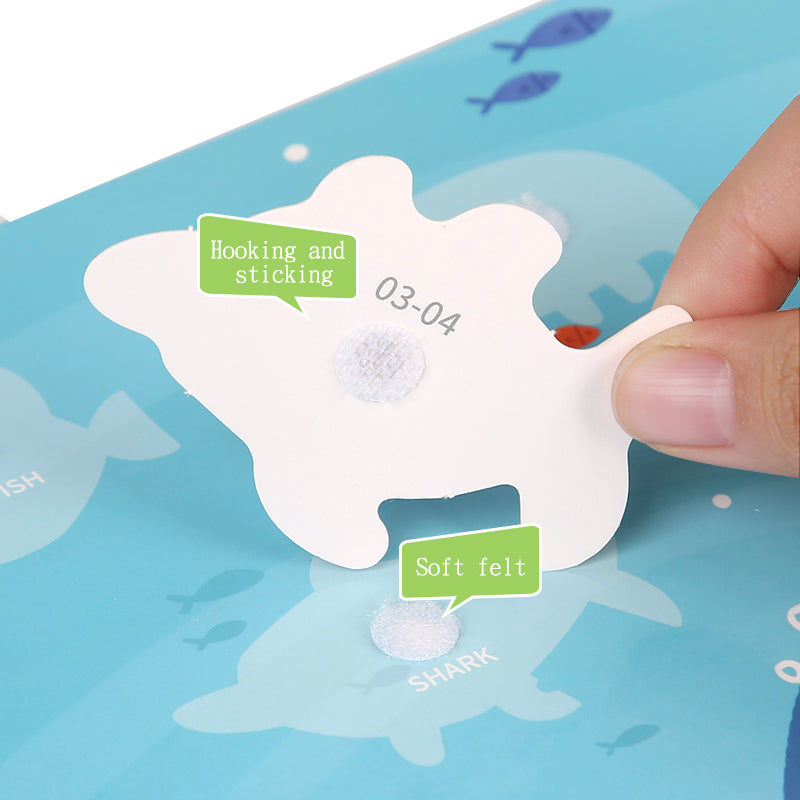 Montessori Sticker Book & Quiet Book – Early Learning Educational Toy