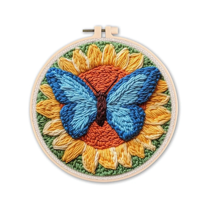 Punch Needle Embroidery Kit – Relaxing Yarn Art, Beginner Friendly